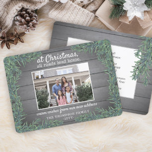 Tarjeta Festiva 1 Foto Nueva dirección residencial Navidades de ca