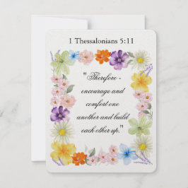 Tarjeta Festiva 1 Tesalónica 5:11