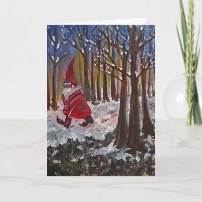 Tarjeta Festiva 2007_Walking_Gnome (Anverso)