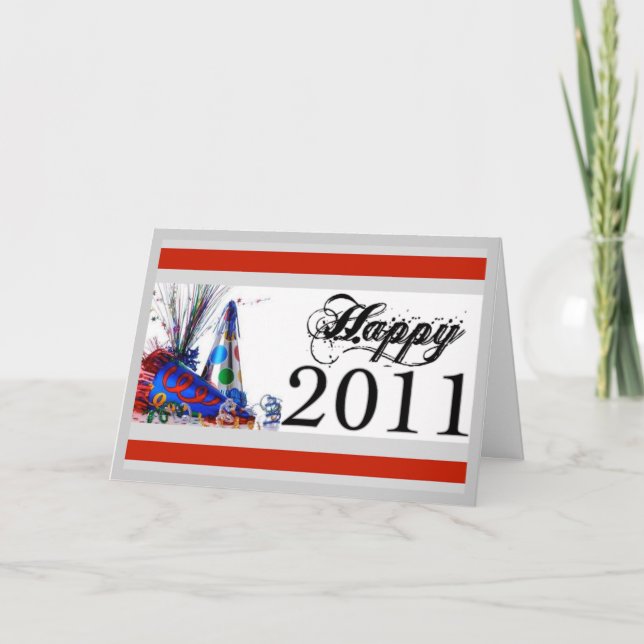 Tarjeta Festiva 2011 feliz (Anverso)