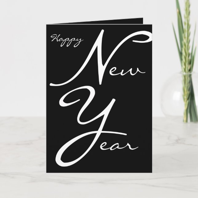 Tarjeta Festiva 2018 ~ Feliz Año Nuevo (Anverso)