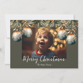 Tarjeta Festiva 2023 Un ornamento fotográfico