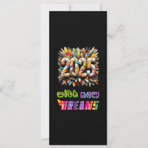 Tarjeta Festiva 2025 Con Nuevos Sueños