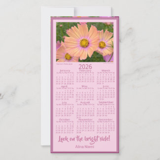 Tarjeta Festiva 2026 Calendar