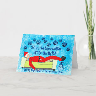 Tarjeta Festiva 20xx En Cuarentena Los Navidades Del Polo Norte So