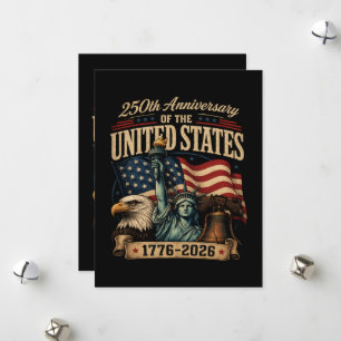 Tarjeta Festiva 250º Aniversario de los Estados Unidos