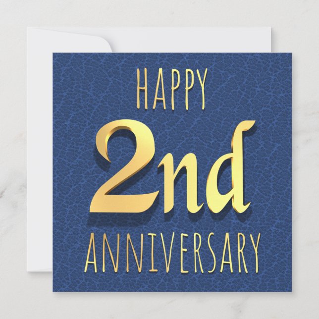 Tarjeta Festiva 2.º aniversario (Anverso)