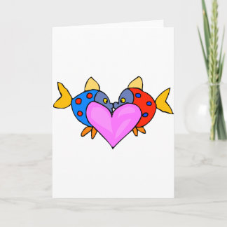 Tarjeta Festiva 2 Besado de peces