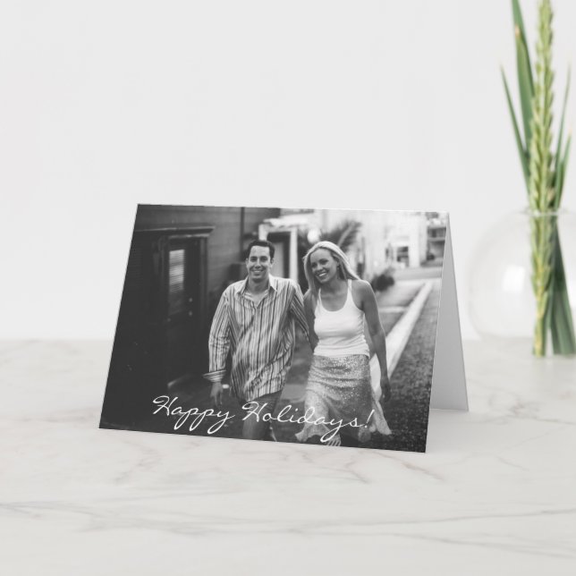 Tarjeta Festiva 2_Caminando, ¡Felices Fiestas! (Anverso)