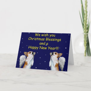 Tarjeta Festiva 2 Dott Angels Christmas Blessings Card