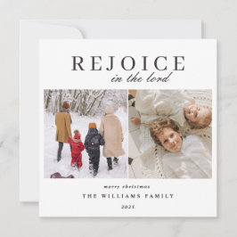 Tarjeta Festiva 2 Foto Mateo 2:10-14 Navidades de la Biblia contra