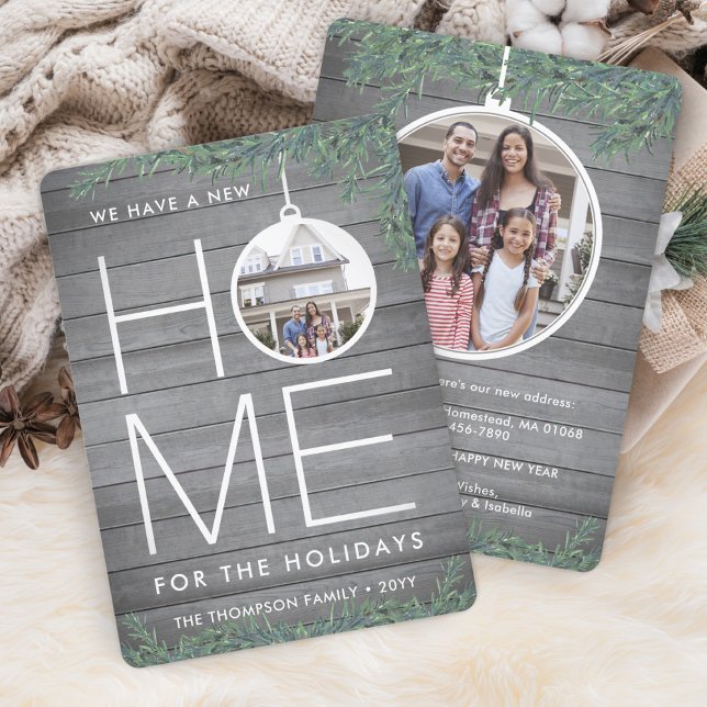 Tarjeta Festiva 2 Foto Nueva dirección residencial Moderna Madera  (Subido por el creador)