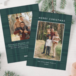 Tarjeta Festiva 2 Navidades retro fotográfico invitan al saludo