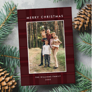 Tarjeta Festiva 2 Navidades retro fotográfico invitan al saludo