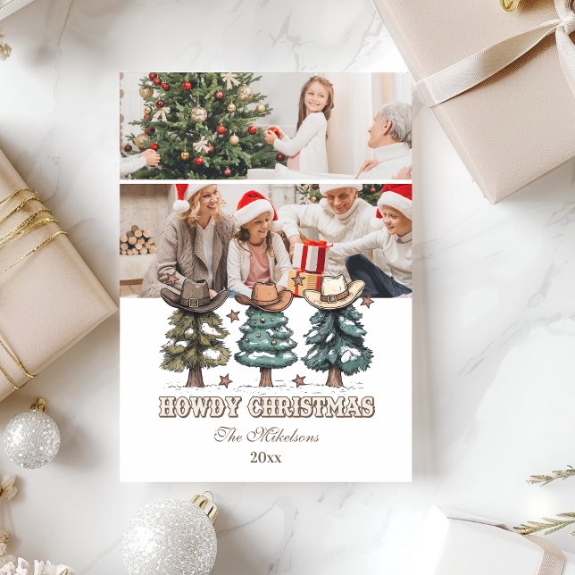 Tarjeta Festiva 2 photo Western Howdy Christmas (Subido por el creador)