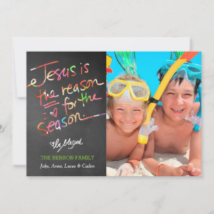 Tarjeta Festiva 311 Jesús alegre es la razón de la estación