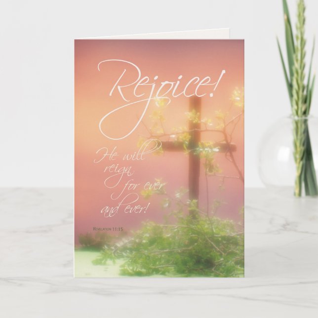 Tarjeta Festiva 3455 Alegría de Pascua (Anverso)
