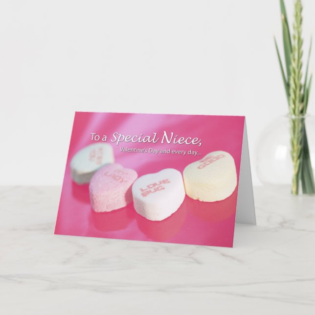 Tarjeta Festiva 3543 Valentine Heart Candy (Anverso)