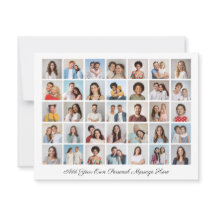 35 Collage de fotos Añadir su propio saludo