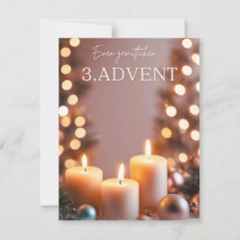 Tarjeta Festiva 3. Advent