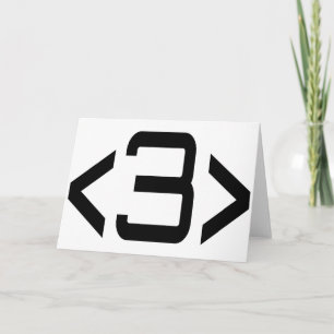 Tarjeta Festiva <3>Amor Reciprocado - Corazón meme de Internet