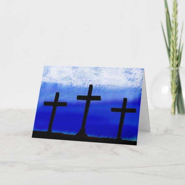 Tarjeta Festiva 3 cruces (Anverso)