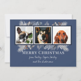 Tarjeta Festiva 3 Foto Acuarela Floral Botánica