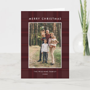 Tarjeta Festiva 3 Navidades retro fotográfico invitan al saludo