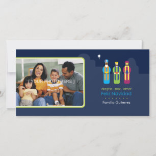 Tarjeta Festiva 3 Reyes (española)