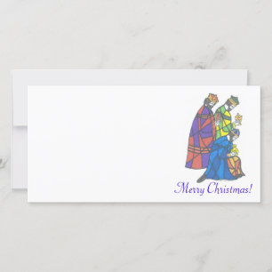 Tarjeta Festiva ¡3 reyes, Felices Navidad!