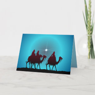 Tarjeta Festiva 3 WISEMEN & STAR por SHARON SHARPE