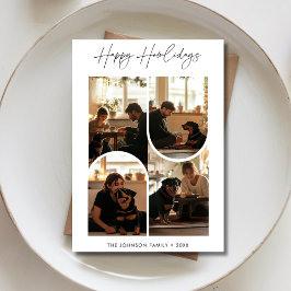 Tarjeta Festiva 4 Arch Photo Happy Howlidays Funny Dog Navidades