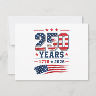 Tarjeta Festiva 4 de julio América bandera de EE. UU. Patriótico 2