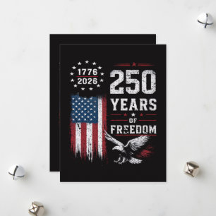 Tarjeta Festiva 4 de julio Bandera de Estados Unidos Patriótico 