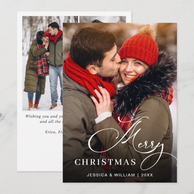 Tarjeta Festiva 4 FOTO: Festividad navideña (Anverso / Reverso)