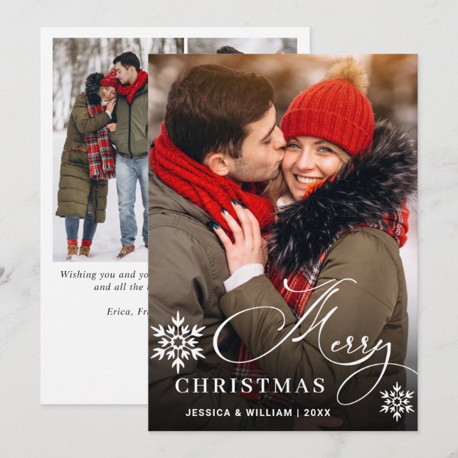 Tarjeta Festiva 4 FOTO: Festividad navideña (Anverso / Reverso)