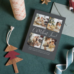 Tarjeta Festiva 4 Foto oh Qué Navidades nórdicos divertidos