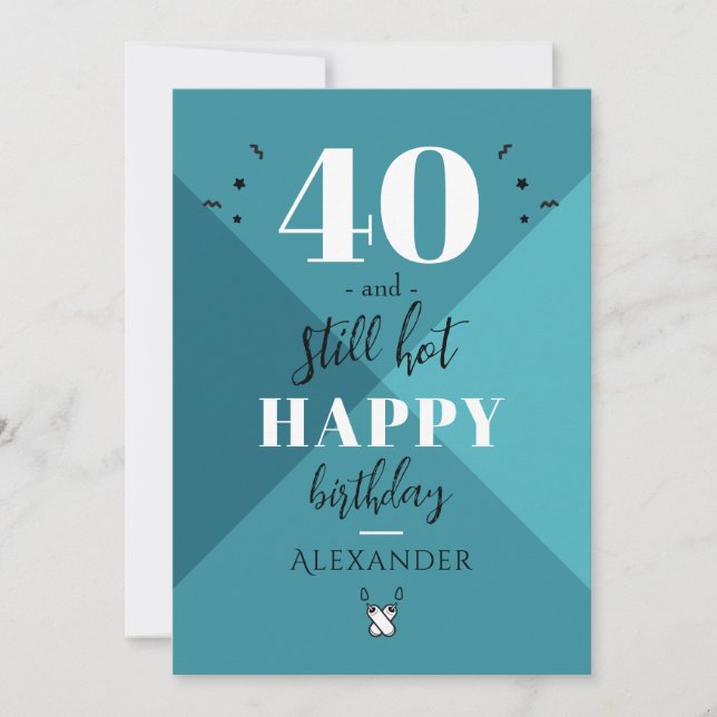 Tarjeta Festiva 4 O y todavía caliente (Anverso)