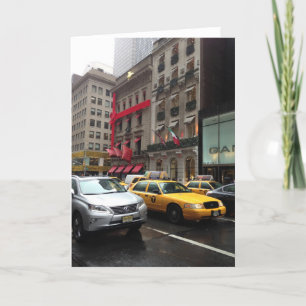 Tarjeta Festiva 5.ª Quinta Avenida Navidades de la ciudad de Nueva