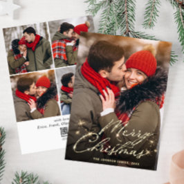 Tarjeta Festiva 5 FOTOGRAFÍA: Navidades de oro de corte moderno sa