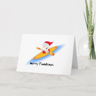Tarjeta Festiva 69_santa_paddler