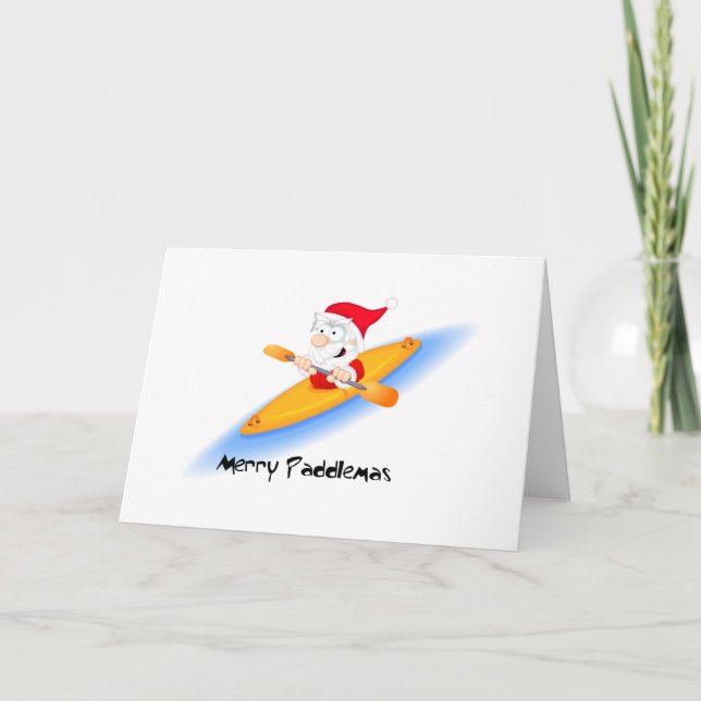 Tarjeta Festiva 69_santa_paddler (Anverso)