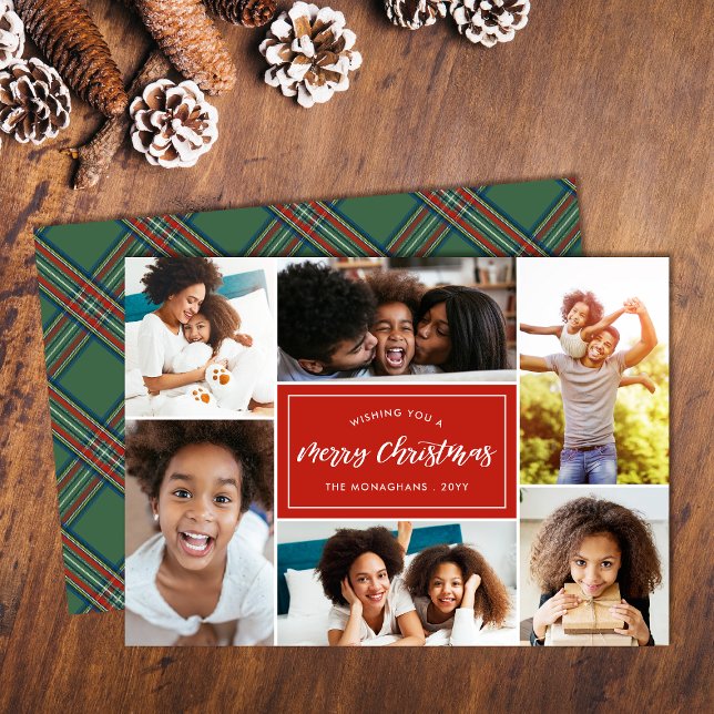 Tarjeta Festiva 6 COLLAGE DE FOTOS | Retirada verde (Subido por el creador)