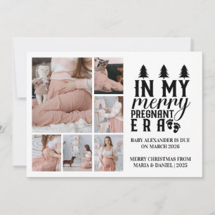 Tarjeta Festiva 6 Foto De Mis Navidades De La Era De Embarazadas