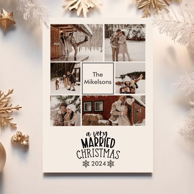 Tarjeta Festiva 6 Fotos A Navidades Muy Casados (Subido por el creador)