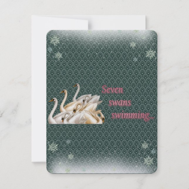 Tarjeta Festiva 7.º Día De Navidades... (Anverso)