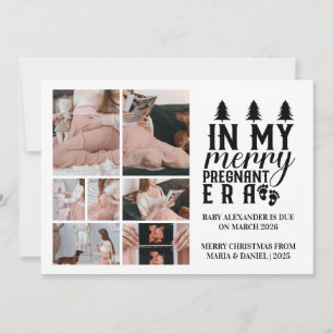 Tarjeta Festiva 7 Foto De Mis Navidades De La Era De Embarazadas
