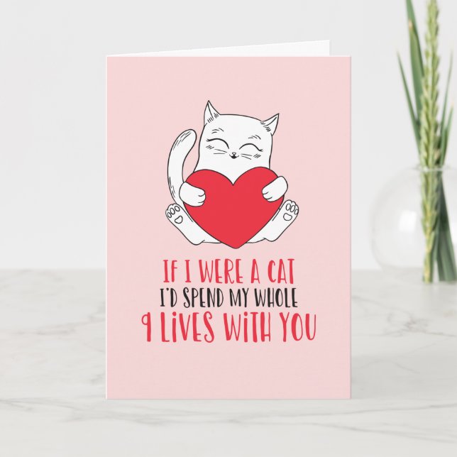Tarjeta Festiva 9 Vive Contigo Un Día de San Valentín gracioso De  (Anverso)