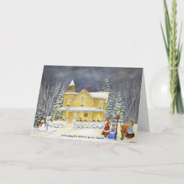 Tarjeta Festiva A-Caroling iremos