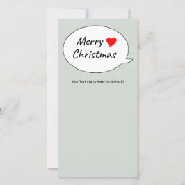 Tarjeta Festiva A heartfelt Merry Christmas